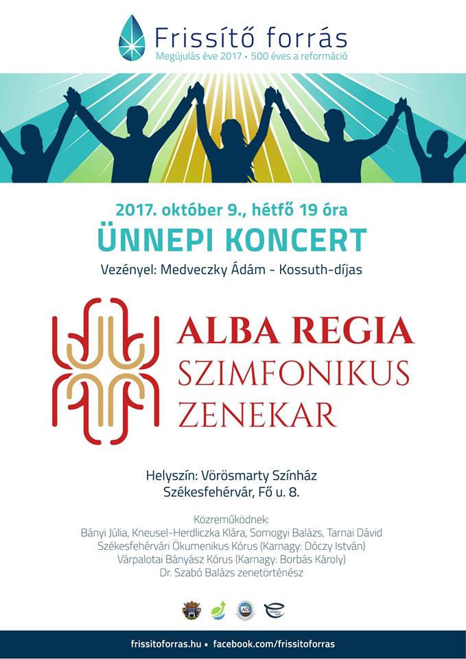 A Reformáció Emlékévének ünnepi koncertje a Vörösmarty Színházban
